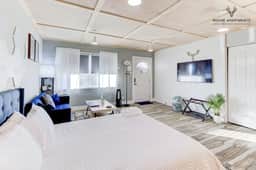 Comfy KING Luxe Studio | FREE Parking & WIFI (Suite 2)