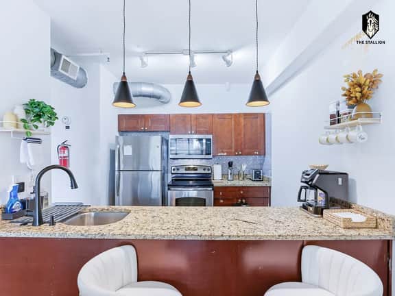 Luxury Spacious 2BD in the heart of the Downtown (Loft 202)